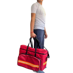 Bolso para via aéreas porta tubo de oxigeno