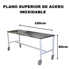 Camilla Para Morgue De Acero Inoxidable - comprar online