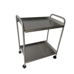 Carro de Acero Inoxidable de Dos Planos Rodante - comprar online