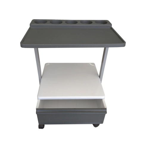 Carro Hospitalario De Curación Con Un Cajón