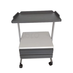 Carro Hospitalario Porta Equipos Con Dos Cajones - comprar online