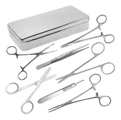 Kit de Sutura Básico 7 instrumentales + caja