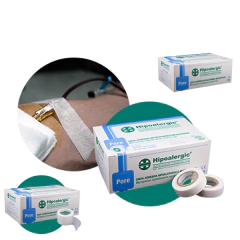 Caja cinta de papel hipoalergenica microporosa 2,5 cm x 12 un. - Concepto Salud Córdoba