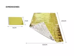 Manta Térmica Isotermal Aluminio Bicapa en internet