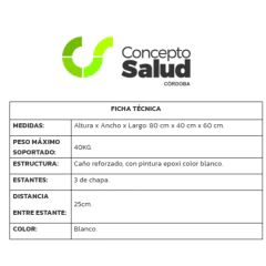 Carro De Tres Planos Chapa Rodante - tienda online