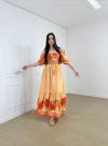VESTIDO LONGO FLORAL TÂNIA - comprar online