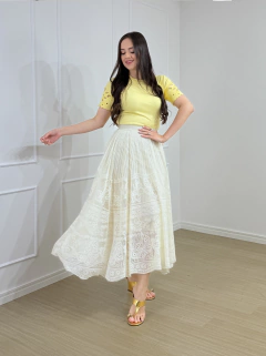 Imagem do SAIA MIDI RENDA REBECA