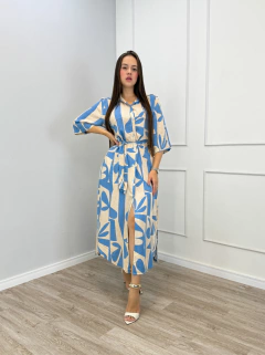 CHEMYSE MIDI VISCOLINHO ESTAMPADO - comprar online