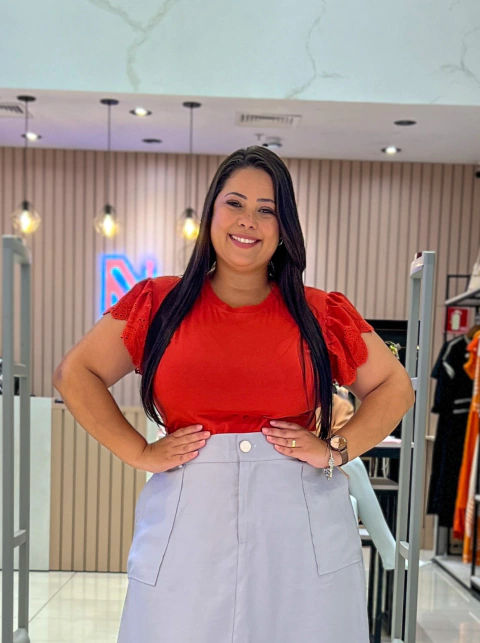 BLUSA ALGODÃO MANGA LAISE PLUS na internet