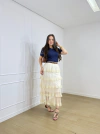 SAIA MAX MIDI RENDA BABADOS MADALENA -  Natália Lourenço | Moda Feminina e Acessórios