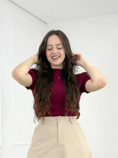 BLUSA MODAL MANGA CURTA CATARINA - comprar online