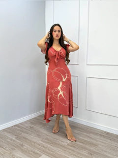 VESTIDO LONGO VISCOLINHO MULLET ESTAMPADO - comprar online