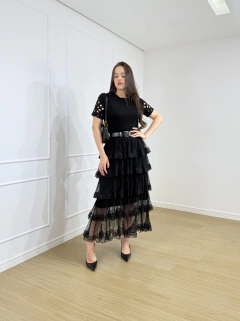 SAIA MAX MIDI RENDA BABADOS MADALENA - loja online