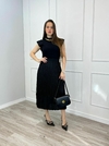 SAIA MIDI PLISSADA RENDA - comprar online