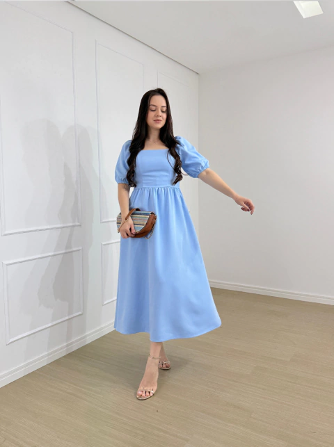 Imagem do VESTIDO LONGUETE ALFAIATARIA BEATRIZ
