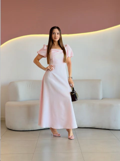 VESTIDO LONGUETE ALFAIATARIA KATE