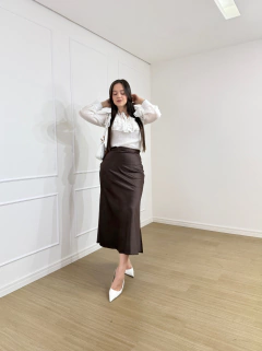 SAIA MIDI CETIM AGNES - comprar online