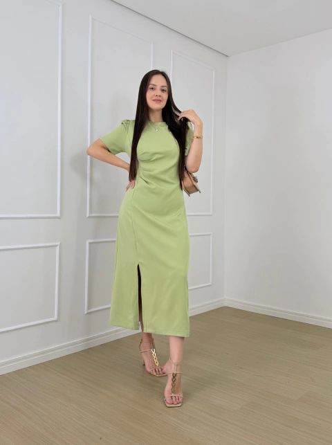 VESTIDO MAX MIDI ALFAIATARIA GISELE -  Natália Lourenço Moda Modesta
