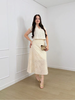 CONJUNTO ALGODÃO MIDI BORDADO ALINE - comprar online