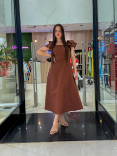 VESTIDO MIDI MANGA PRINCESA -  Natália Lourenço | Moda Feminina e Acessórios