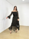 VESTIDO LONGO TULE ASSIMÉTRICO REBECA - comprar online