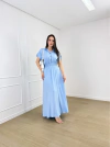 VESTIDO LONGO VISCOMALHA KARLLA -  Natália Lourenço | Moda Feminina e Acessórios