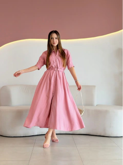 VESTIDO MIDI SENSORIAL CAMÉLIA