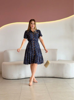 CHEMISE CURTO VISCOLINHO FLORAL SERAPHINE
