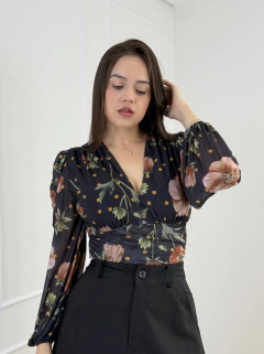 BODY FLORAL TULE LIZ - comprar online