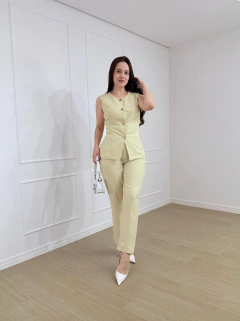 CONJUNTO C/ COLETE ALFAIATARIA NOEMIA - comprar online