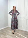 VESTIDO MIDI PLISSADO ESTAMPADO SUZANA