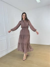 VESTIDO MAX MIDI CHIFFON ESTAMPA LIBERTY - comprar online