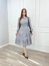 VESTIDO MIDI LAISE C/ CINTO SHIRLEY
