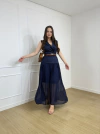 CONJUNTO MIDI PLISSADO C/ COLETE JULIA - comprar online
