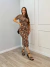 VESTIDO MAX MIDI MALHA ASSIMÉTRICO ANIMAL PRINT na internet