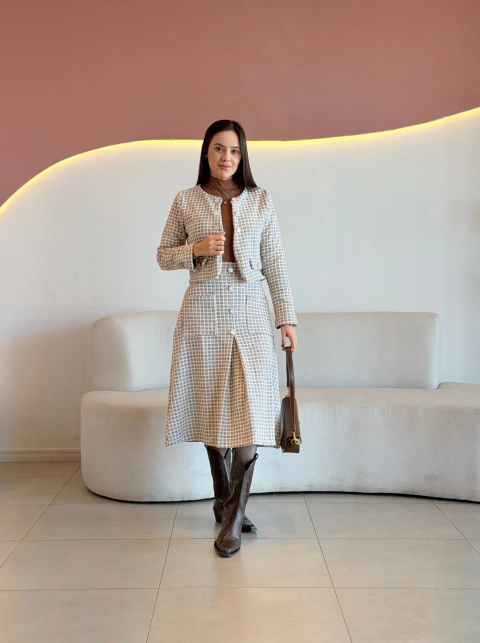 CONJUNTO MIDI TWEED GEÓRGIA - comprar online