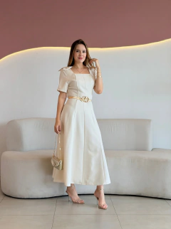 VESTIDO MAX MIDI ALFAIATARIA JULIETTE