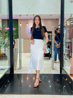 SAIA MIDI CETIM JÉSSICA -  Natália Lourenço | Moda Feminina e Acessórios