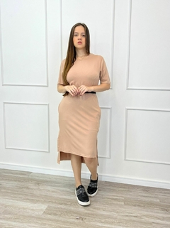 VESTIDO MAX MIDI MALHA CONFY MULLET QUEILA na internet