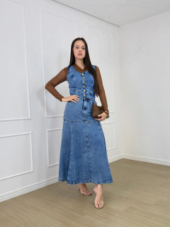 CONJUNTO LONGUETE JEANS FERNANDA