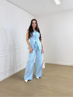 CONJUNTO CALÇA C/ COLETE ALFAIATARIA KAREN - comprar online