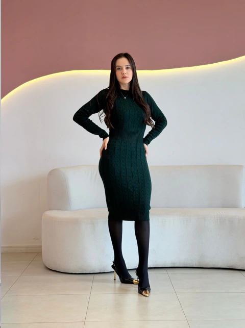 VESTIDO MAX MIDI TUBINHO TRICÔ CECÍLIA - comprar online