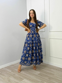 VESTIDO LONGUETE LAISE ESTAMPADO na internet