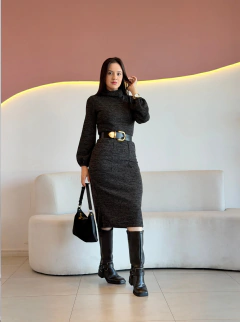 VESTIDO MIDI TWEED DÉBORAH
