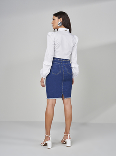 camisa branca titanium jeans