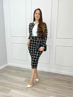 CONJUNTO MIDI BORDADO SUEDE NEIA