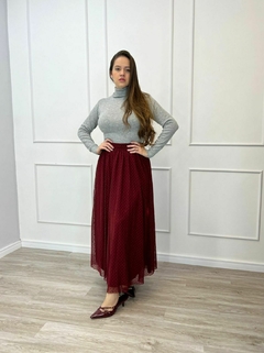 SAIA MAX MIDI TULE POÁ LETICIA