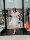 VESTIDO MIDI ALGODÃO BORDADO MARISA - comprar online