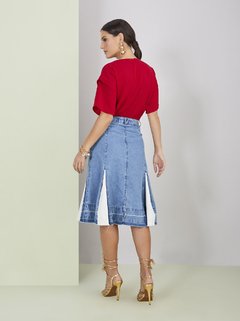 SAIA EVASE JEANS 67CM TITANIUM JEANS