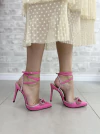 SCARPIN SUEDE PEDRARIAS ROSA SALTO 11cm